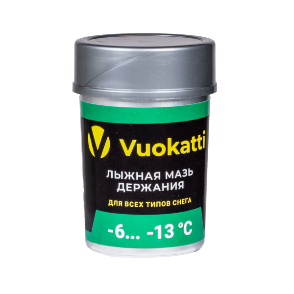 Мазь держания VUOKATTI Зелёная -6°С/-13°С 33 гр.