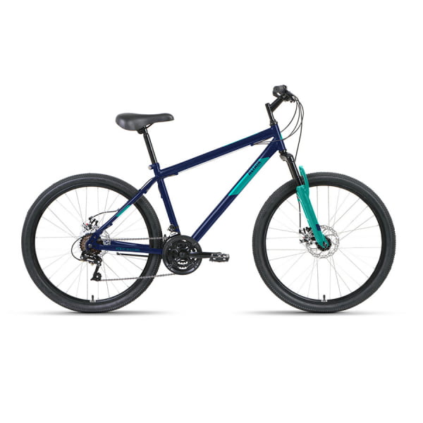 Велосипед 26` Altair MTB HT 26 2.0 D 21 ск Темно-синий/Бирюзовый 2022 г