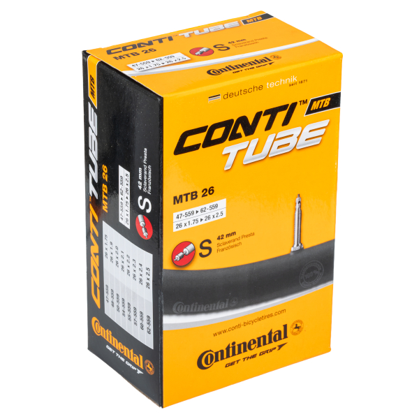Камера 26' Continental 26'x1.75-2.5 спорт 42мм MTB/02-0181631
