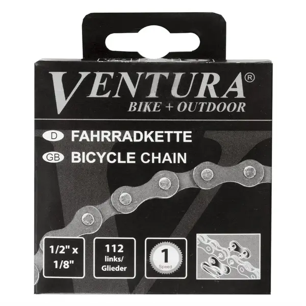 Цепь вело VENTURA 1/2'х1/8' 112 зв. с замком (5-301125)