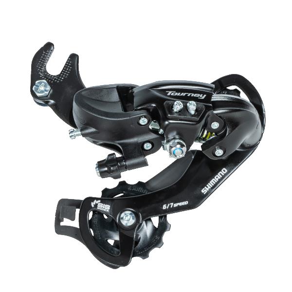 Переключатель задний Shimano Tourney TY300 6/7ск крепление на ось б/уп ARDTY300B