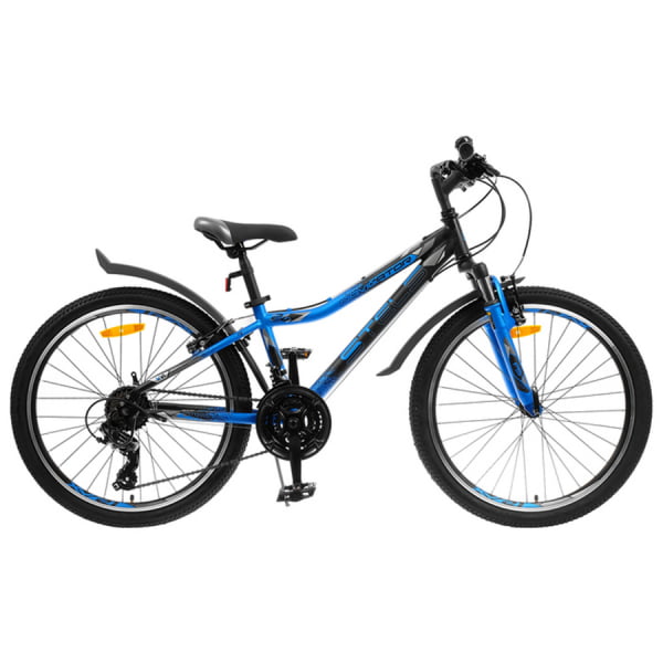 Велосипед Stels Navigator 24` 410 V 21 sp V010 Чёрный/Синий (LU091557)