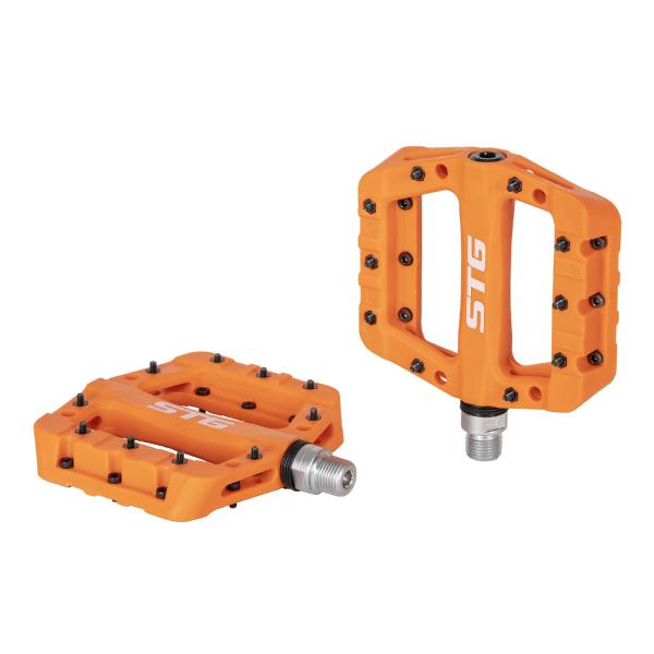 Педали STG BC-PD227 пласт., на пром подшип. оранжевые Х95426