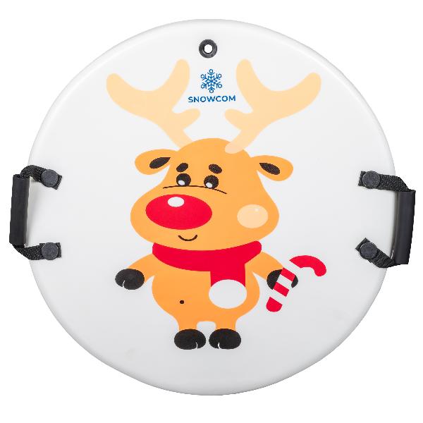 Ледянка мягкая круглая 66 см Snowcom Оленёнок