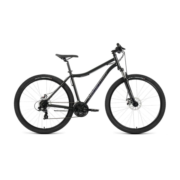 Велосипед 29` Forward Sporting 29 2.0 D Черный/Темно-серый 2022 г