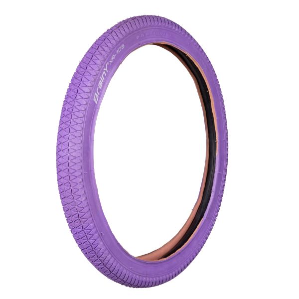 Велопокрышка 20' BrainY 20x2.125 фиолетовая XR-105/690049