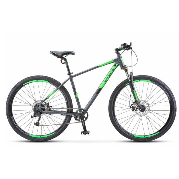 Велосипед Stels Navigator 920 MD V020 Антрацитовый/Зелёный 29 (LU101110)