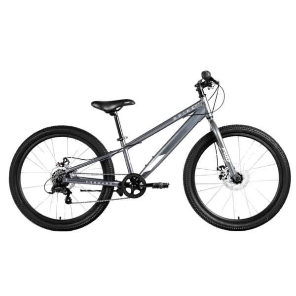 Велосипед 24` Forward SPIKE D AL Серый/Серебристый 2023г