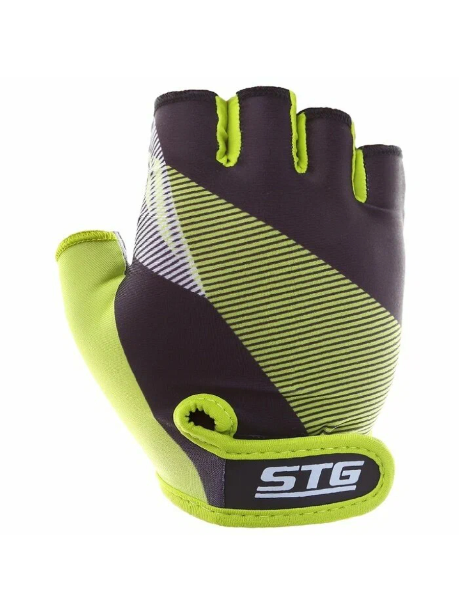 Велоперчатки STG 911 черно-салатовые Х87911, изображение 4 от интернет-магазина NovaSport в Москве Велоперчатки STG 911 черно-салатовые Х87911