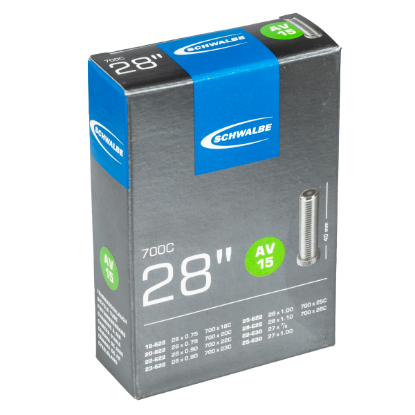 Камера 28' Schwalbe AV15 28х0.75-1.10 (18/28-622/630) IB AGV 40mm (05-10427340)