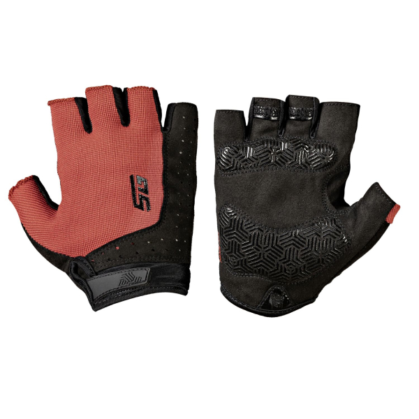 Велоперчатки STG Fit Skin красный с черным