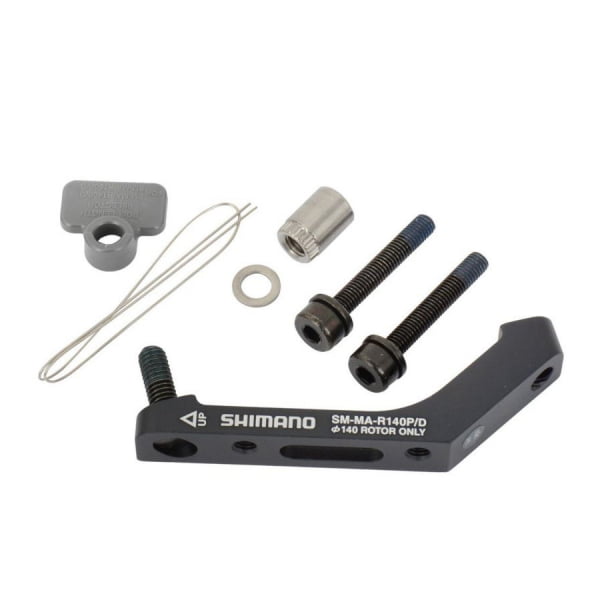 Адаптер диск торм Shimano R140P/D, болт фиксир. (2шт) для 25мм, фикс. проволока 1шт. ISMMAR140PDH