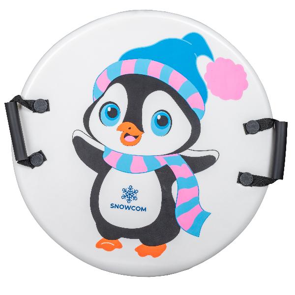Ледянка мягкая круглая 58 см Snowcom Пингвин