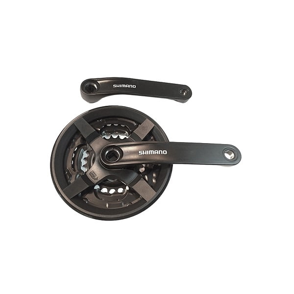 Шатуны Shimano Tourney FC-TY301 24/34/42Т 170 мм чёрные/580231
