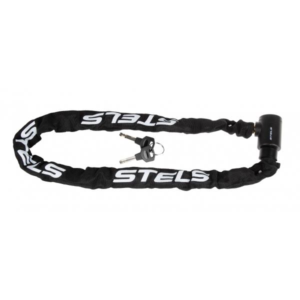 Цепь-замок STELS 85803 (1000мм) d 6mm в тканевой оплётке с ключом