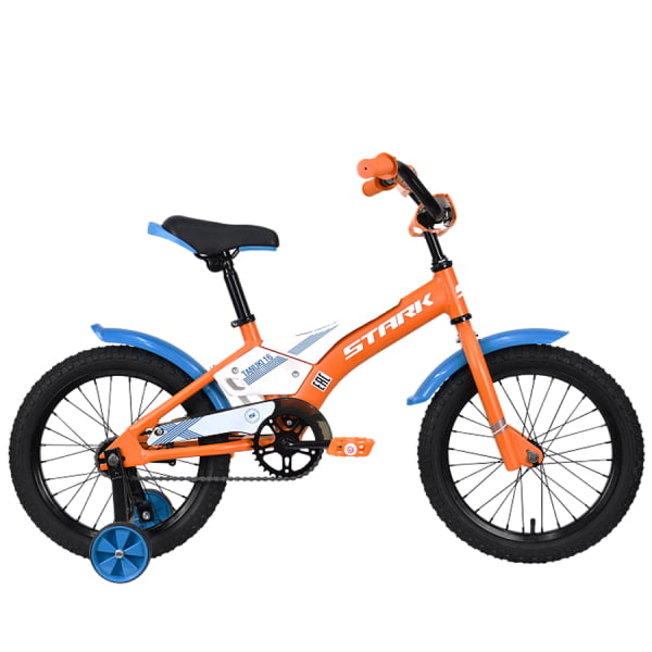 Велосипед Stark`23 Tanuki 16 Boy оранжевый/синий/белый HQ-0010153
