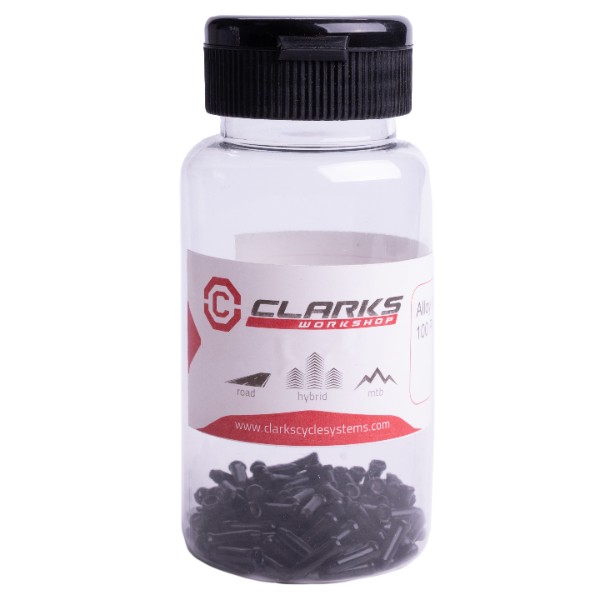 Наконечник CLARKS CX88DP BLK алюм., черные (100 шт.) (3-307)