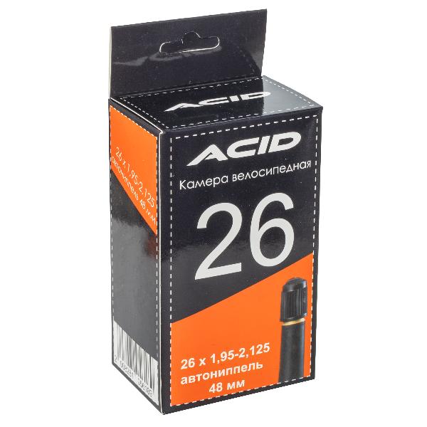 Велокамера 26' ACID 26х1,95-2,125 A/V 48 mm