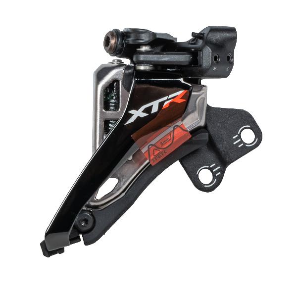 Переключатель передний XTR M9100-E 2x12ск Етип верхняя тяга для 38T CL:50/53мм IFDM9100E6