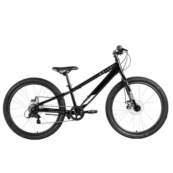 Велосипед 24` Forward SPIKE D AL Черный/Серебристый 2023г