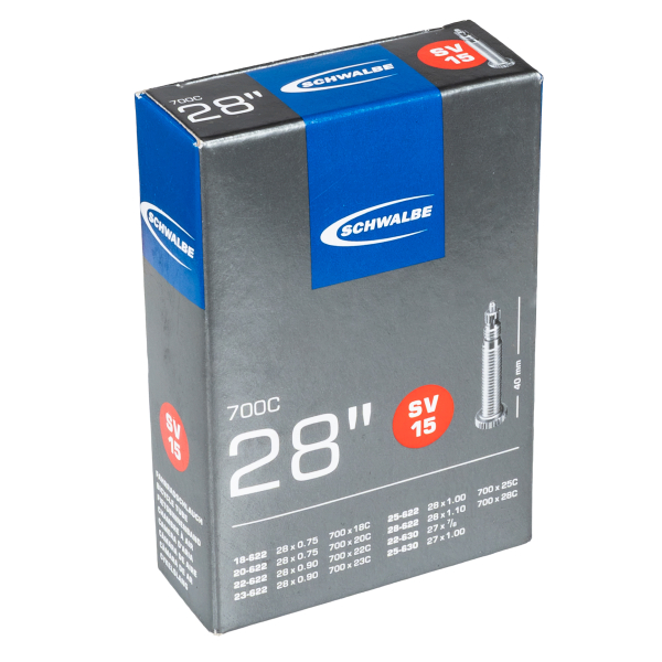 Камера 28' Schwalbe SV15 28х0,75-1,10 (18/28-622/630) IB 40mm (05-10427343)