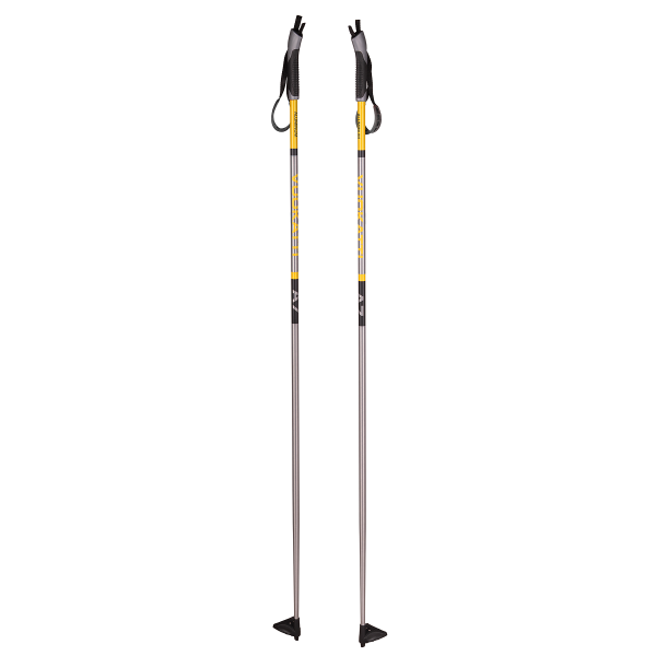 Лыжные палки VUOKATTI 105 Black/Yellow ALU