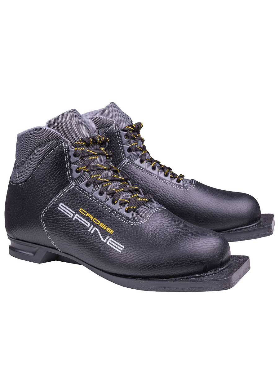 Ботинки 75 мм SPINE CROSS (кожа) 44р.