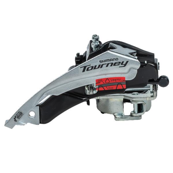 Переключатель передний Shimano Tourney FD-TY500 42-24T 31.8 мм универсальная тяга/370152