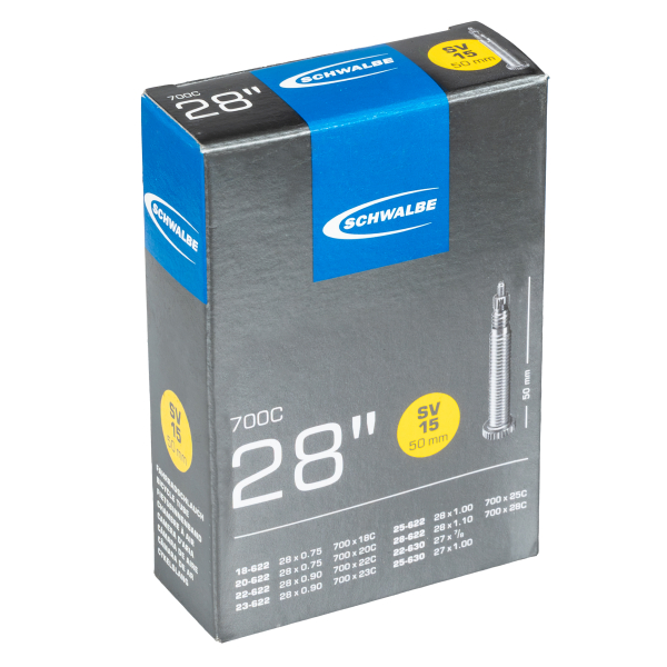 Камера 28' Schwalbe SV15 28-0.75-1.10 (18/28-622/630) IB 50mm (05-10400083)