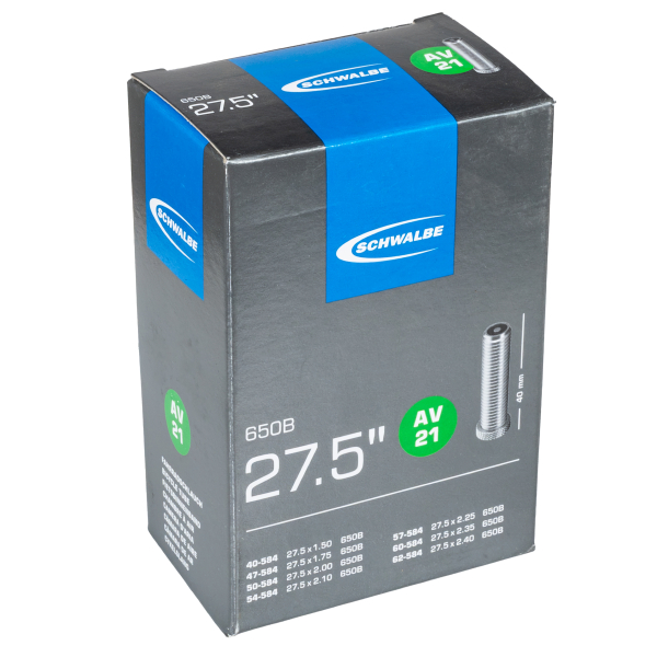Камера 27,5' Schwalbe AV21 27.5х1.50-2.40 (40/62-584) IB AGV 40mm (05-10400050)