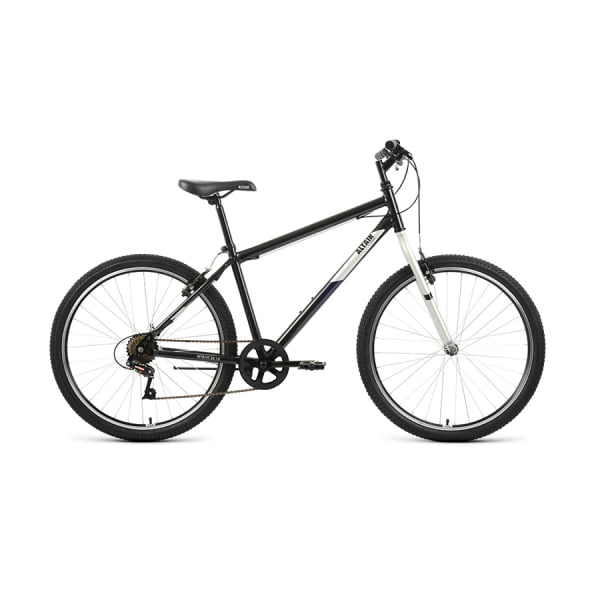 Велосипед 26` Altair MTB HT 26 1.0 7 ск Черный/Серый 2022 г