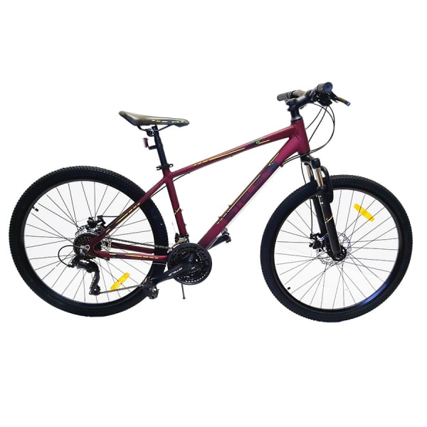 Велосипед Stels Navigator 590 MD K010 Бордовый/Салатовый (LU094325)