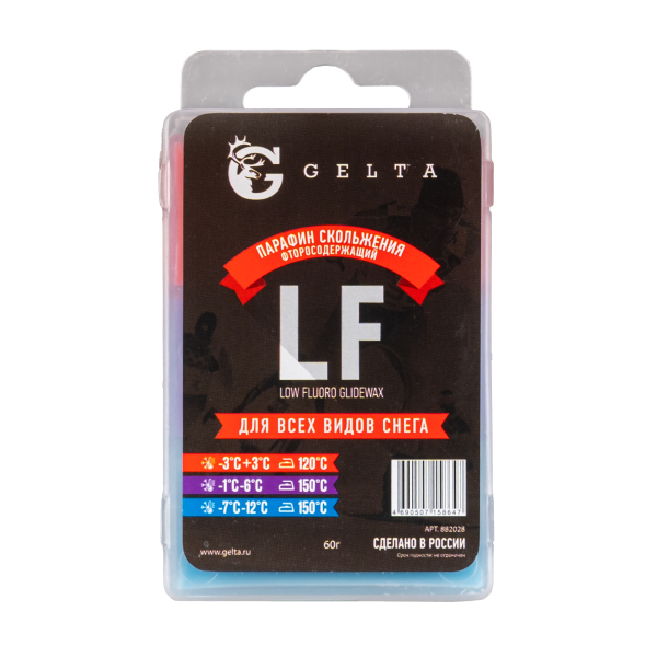 Парафин Gelta 3-х секционный (LF -3/+3 -1/-6 -7/-12) 60г.