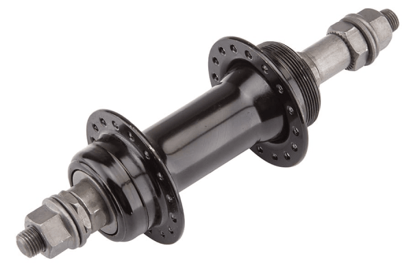 Втулка задняя SF-HB03R 36H 3/8", гайки, под трещ., сталь чёрн./130291