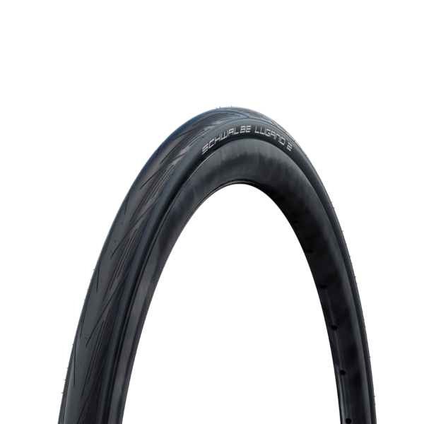 Велопокрышка 28' Schwalbe LUGANO II K-Guard 23-622,700х23С B/B-SK HS471 SiC (05-11654008)