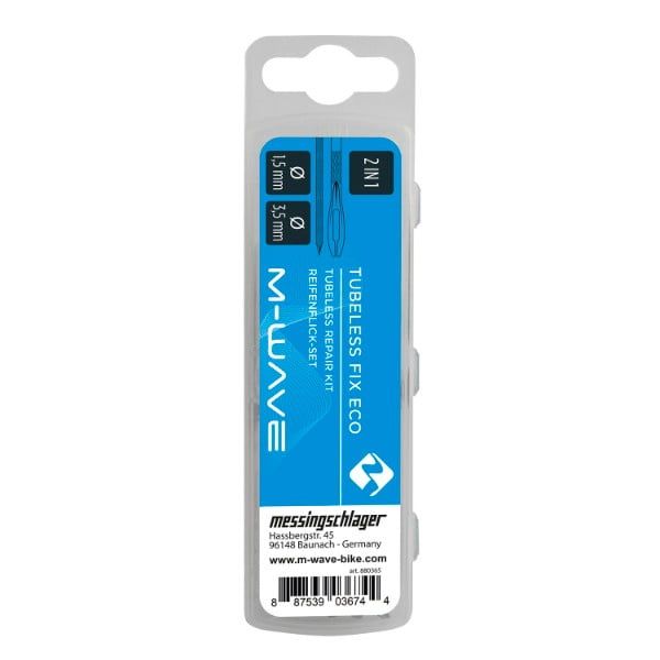 Аптечка для ремонта бескамерных покрышек M-WAVE TUBELESS FIX ECO (инструмент+жгуты) (5-880365)
