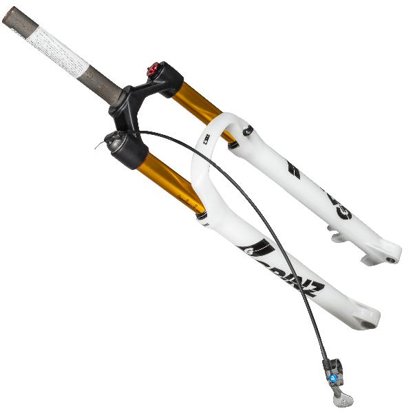 Вилка 29' GRINZ ES-547 HRLO AIR 1.1/8',120мм,воз.пр,лок гид,магн,б/оси,б/р,бел/чер/зол(HQ-0018766)