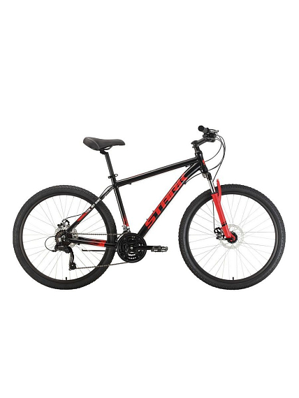 Велосипед Stark'22 Indy 26.1 D Microshift черный/красный