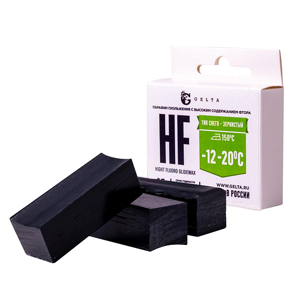 Парафин Gelta (HF -12/-20) 65г Зеленый (тип снега-зернистый), изображение 6 от интернет-магазина NovaSport в Москве Парафин Gelta (HF -12/-20) 65г Зеленый (тип снега-зернистый)