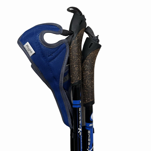 Палки для скандинавской ходьбы STC Extreme Blue стекловолокно, изображение 3 от интернет-магазина NovaSport в Москве Палки для скандинавской ходьбы STC Extreme Blue стекловолокно