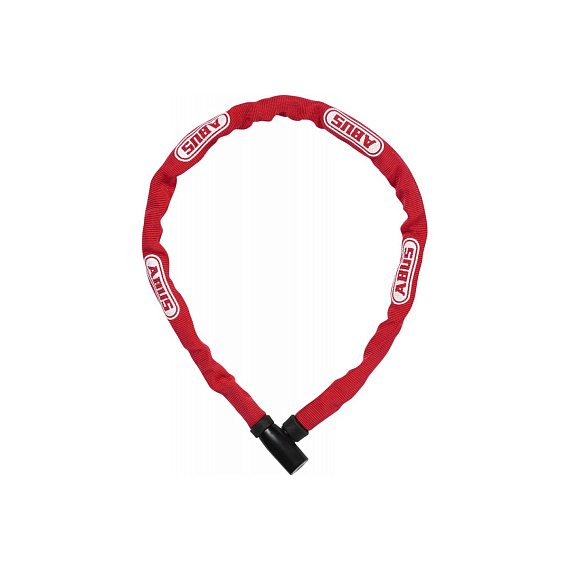 Цепь-Замок ABUS 4804К/75см, цепь 4мм, ключ, красный (05-0072485)