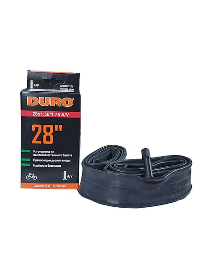 Велокамера 28" DURO 28x1,50/1,75 (47-622) A/V/DHB01010