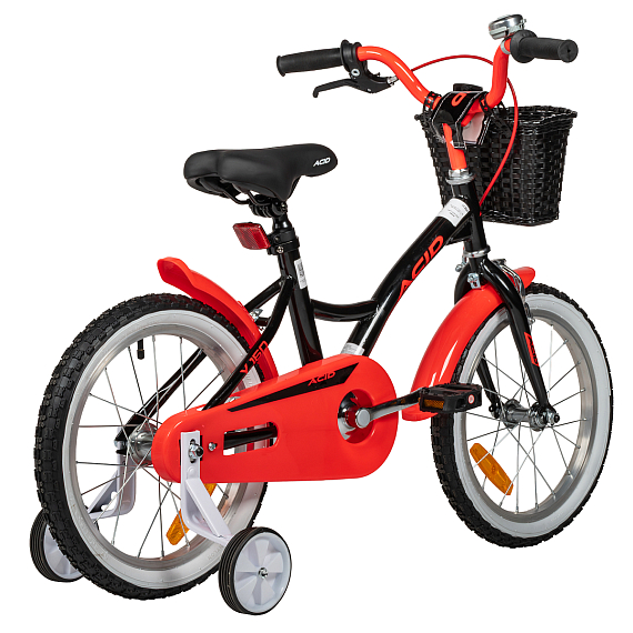 Велосипед 16' ACID Y 160 Black/Red 2026
