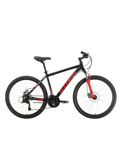 Велосипед Stark'22 Indy 26.1 D Microshift черный/красный