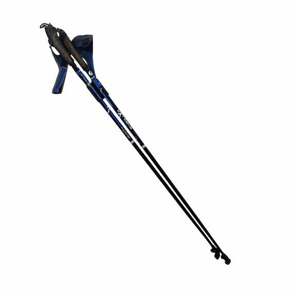 Палки для скандинавской ходьбы STC Extreme Blue стекловолокно от интернет-магазина NovaSport в Москве Палки для скандинавской ходьбы STC Extreme Blue стекловолокно