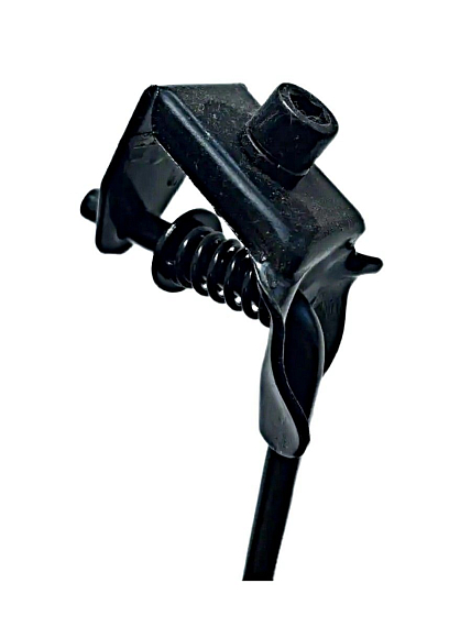 Подножка 28' HORST H017A нерегул. центр. крепл. универс,черная(00-170386)